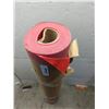 Image 2 : LARGE 44" WIDE ROLL OF RED VINYL APPROX 30 YARDS