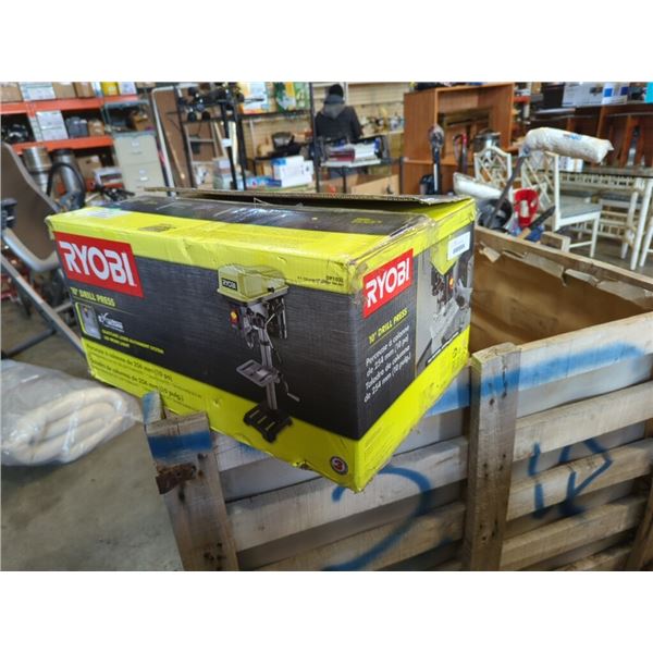 RYOBI 10" DRILL PRESS COMPLETE AND WORKING