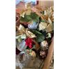 Image 7 : 4 BOXES OF CHRISTMAS DECOR AND ESTATE GOODS