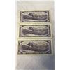 Image 2 : 3  1954 CIRCULATED 10 DOLLAR BILLS