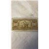 Image 2 : 1937 KING GEORGE 100 DOLLAR BILL