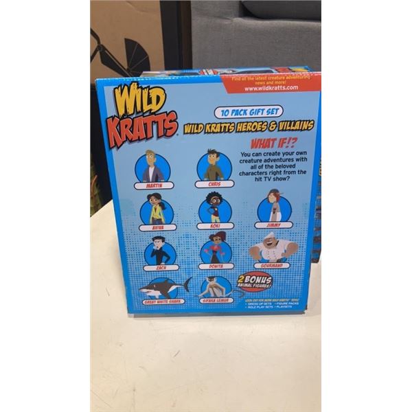 6 NEW WILD KRATTS HEROES AND VILLAINS GIFT SETS