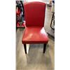Image 2 : RED APPLE GLASSTOP DINING TABLE WITH 3 CHAIRS