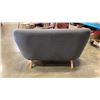 Image 2 : AS NEW REGAL SOFA BATTLESHIP GREY - RETAIL $799