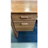 Image 2 : OAK 4 DRAWER DESK