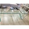 Image 2 : GLASS SOFA TABLE AND COFFEE TABLE