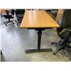 Image 2 : ELECTRIC ADJUSTABLE HEIGHT DESK - TESTED AND WORKING  60  X 30 INCH