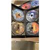Image 2 : BOX OF DVDS IN ORGANIZER BOOKS AND CDS