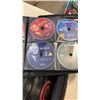 Image 4 : BOX OF DVDS IN ORGANIZER BOOKS AND CDS