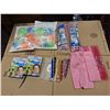 Image 1 : LOT OF 3 NEW BEAD COOLER PACK SETS, STICKY SQUISH BALLS, FEVER COOL PACKS AND 6PC SAFETY KEYCHAIN SE