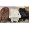 Image 1 : 2 LEATHER JACKETS AND LADIES SWEATER