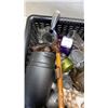 Image 8 : BIN AND 2 BOXES OF COLLECTIBLES AND MASQUARADE MASK