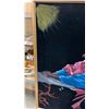 Image 8 : PAINTING ON CANVAS AND 2 VELVET PAINTINGS - LANDSCAPE AND JESUS
