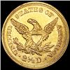 Image 2 : 1853 $2.50 Gold Quarter Eagle UNCIRCULATED
