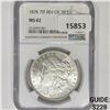Image 1 : 1878 7TF Morgan Silver Dollar NGC MS62 Rev of 78