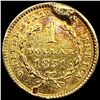 Image 2 : 1851 Rare Gold Dollar HIGH GRADE