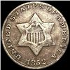 Image 1 : 1852 Silver Three Cent LIGHTLY CIRCULATED