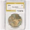 Image 2 : 1896 Morgan Silver Dollar PGA MS65+