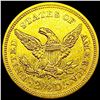 Image 2 : 1845 $2.50 Gold Quarter Eagle UNCIRCULATED