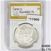 Image 1 : 1878-CC Morgan Silver Dollar PGA MS65+ PL