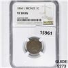 Image 1 : 1864 L Indian Head Cent NGC CF30 BN Bronze