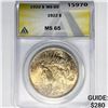 Image 1 : 1922 Silver Peace Dollar ANACS MS65