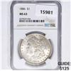 Image 1 : 1886 Morgan Silver Dollar NGC MS63
