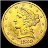 Image 1 : 1880 $5 Gold Half Eagle UNCIRCULATED