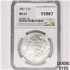 Image 1 : 1881-S Morgan Silver Dollar NGC MS63