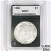 Image 1 : 1880 Morgan Silver Dollar GG MS67