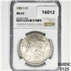 Image 1 : 1882-S Morgan Silver Dollar NGC MS63