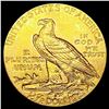 Image 2 : 1909 $2.50 Gold Quarter Eagle CLOSE UNC