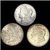 Image 1 : (3) Morgan Silver Dollars (1887, 1897, 1921) UNC