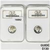 Image 1 : (2) 1944 Mercury Dimes NGC MS66