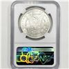 Image 2 : 1891 Morgan Silver Dollar NGC MS62