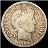 Image 1 : 1904-S Barber Dime NICELY CIRCULATED