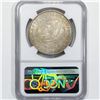 Image 2 : 1886 Morgan Silver Dollar NGC MS63