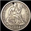 Image 1 : 1884 Seated Liberty Love Token HIGH GRADE