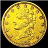 1836 $2.50 Gold Quarter Eagle CLOSE UNC