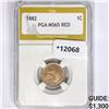 Image 1 : 1882 Indian Head Cent PGA MS65 RED