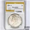Image 1 : 1891-S Morgan Silver Dollar PGA MS62