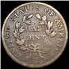 Image 2 : 1806 Lrg 6 Stems Draped Bust Half Cent NICE CIRC