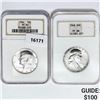 Image 1 : (2) 1963-64 Franklin Half Dollars NGC PF66