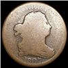 Image 1 : 1807 Draped Bust Half Cent NICELY CIRCULATED