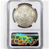 Image 2 : 1886 Morgan Silver Dollar NGC MS63
