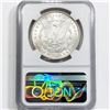 Image 2 : 1887 Morgan Silver Dollar NGC MS63