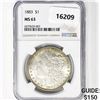 Image 1 : 1883 Morgan Silver Dollar NGC MS63