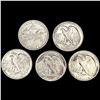Image 2 : (5) Misc Half Dollars CHOICE BU