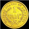 Image 2 : 1851 Rare Gold Dollar UNCIRCULATED