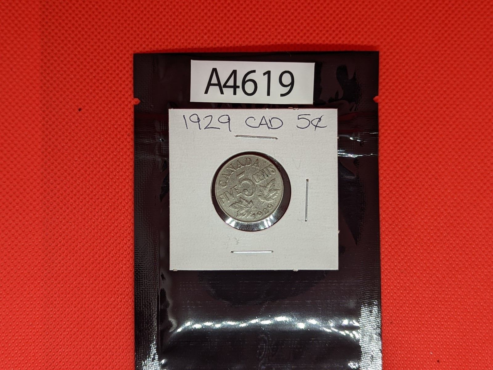 1929 CAD Nickel (A4619)